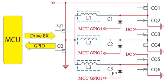 Application Circuit Diagram - PANJIT Power MOSFETs for Wireless Charging Transmitters